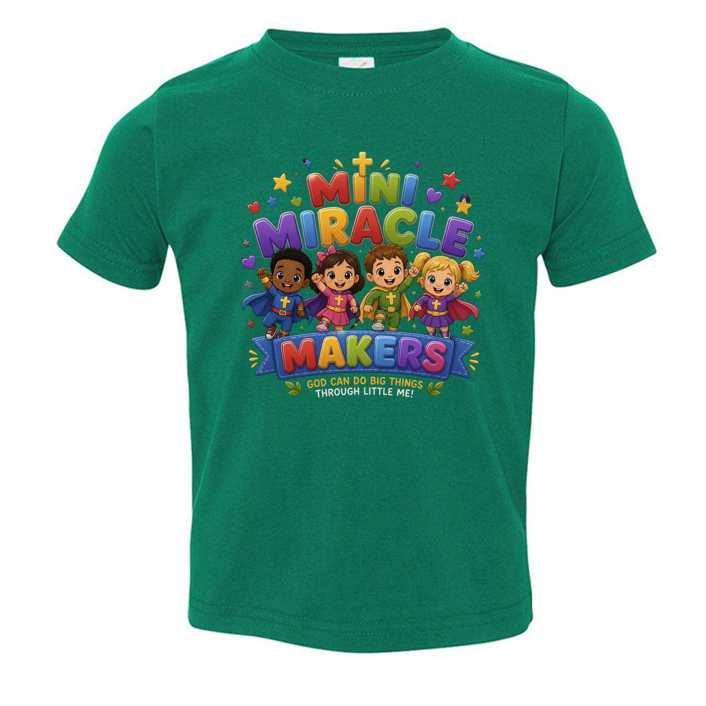 Mini Miracle Makers Christian Toddler T-shirt - ClaimedbyGodDesigns