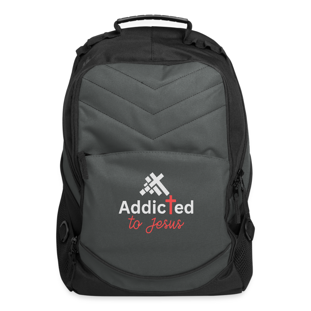 More Of Him Christian Computer Backpack - ClaimedbyGodDesigns