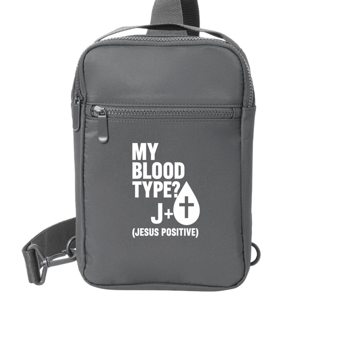 My Blood Type Is Jesus Positive Christian Backpack - ClaimedbyGodDesigns