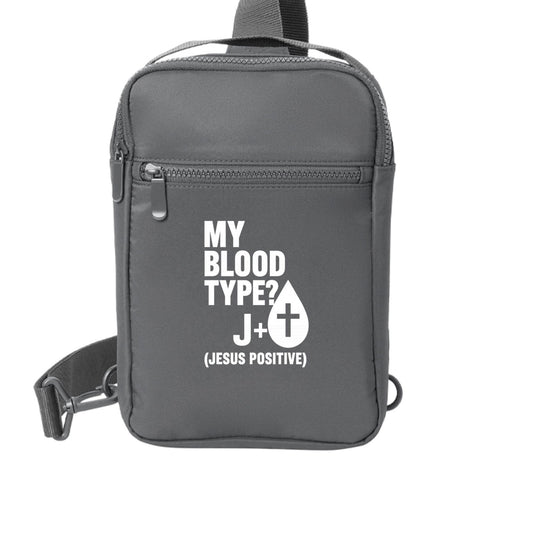 My Blood Type Is Jesus Positive Christian Backpack - ClaimedbyGodDesigns