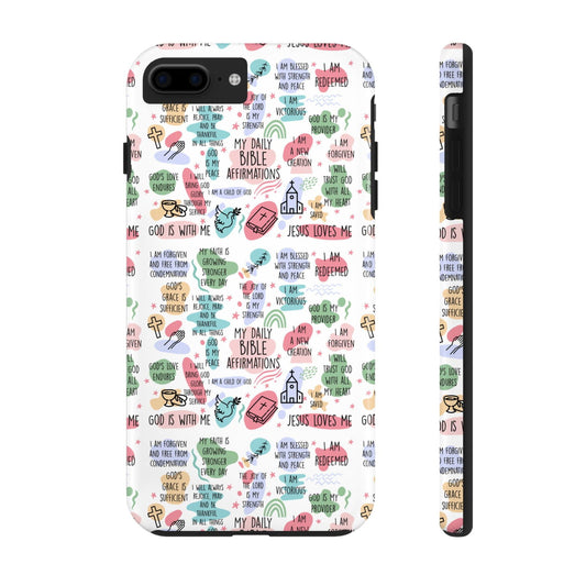 My Daily Bible Affirmations Christian Phone Tough Phone Cases, Case-Mate - ClaimedbyGodDesigns