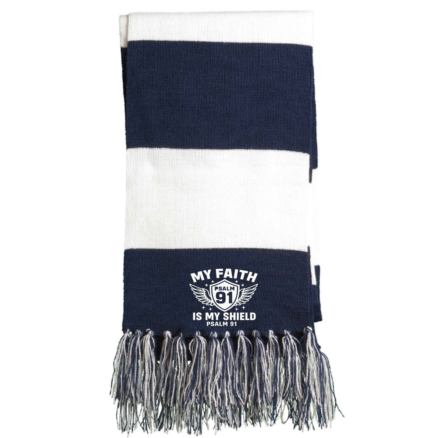 My Faith Is My Shield Christian Scarf - ClaimedbyGodDesigns