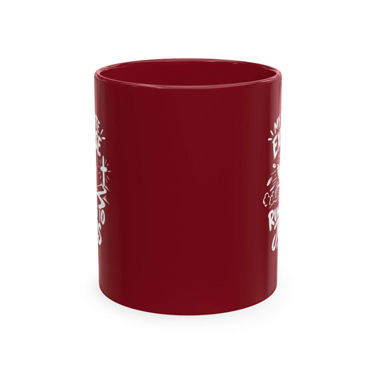 My Favorite Exercise Is Running to Jesus Christian Ceramic Mug - Claimed by God Designs