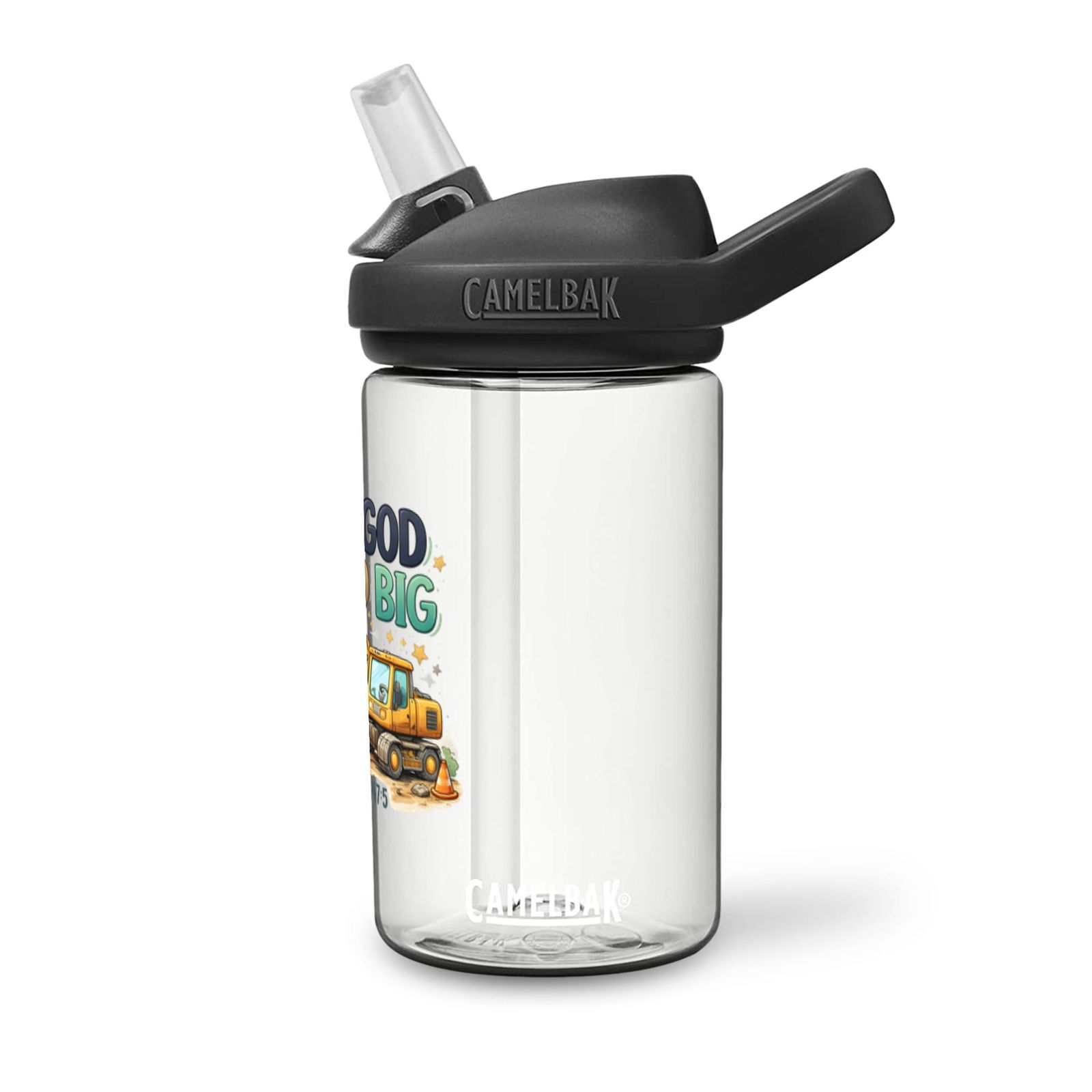 My God Is So Big Christian Kids Water Bottle - ClaimedbyGodDesigns