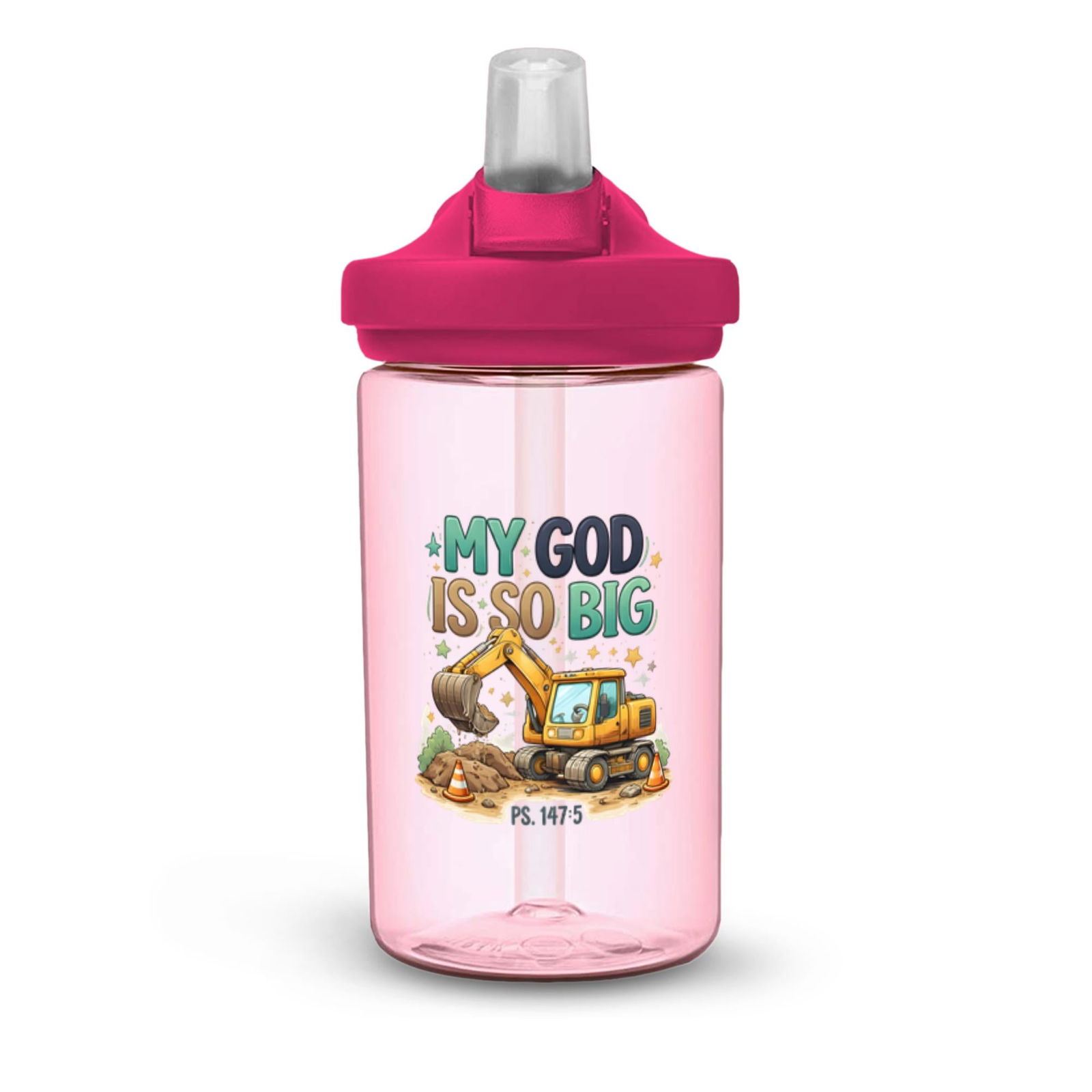 My God Is So Big Christian Kids Water Bottle - ClaimedbyGodDesigns