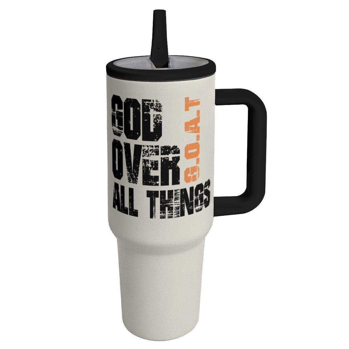 God Over All Things Christian 40oz Tumbler - Claimed by God Designs
