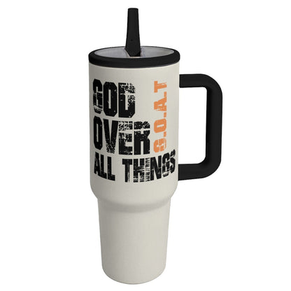 God Over All Things Christian 40oz Tumbler - Claimed by God Designs