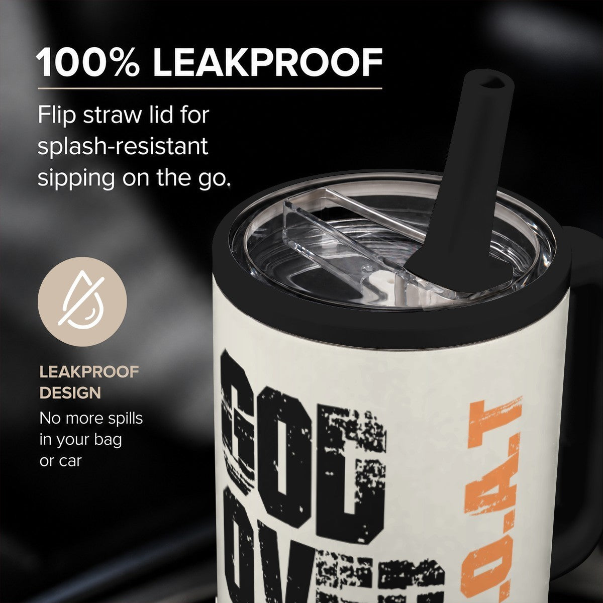 God Over All Things Christian 40oz Tumbler - Claimed by God Designs