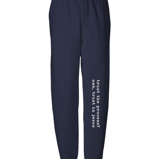 Nah Trust Him Youth Christian Sweatpants - ClaimedbyGodDesigns