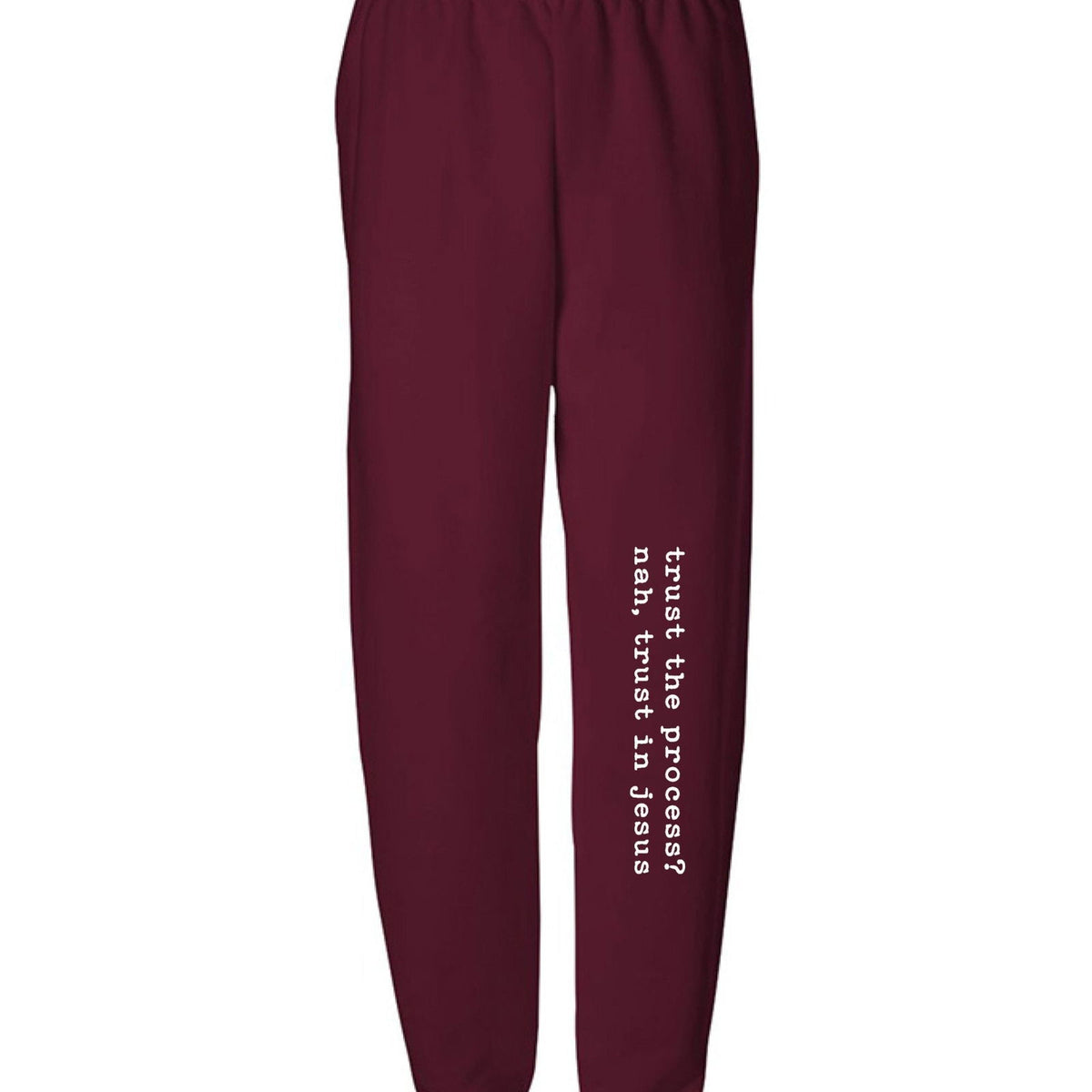Nah Trust Him Youth Christian Sweatpants - ClaimedbyGodDesigns