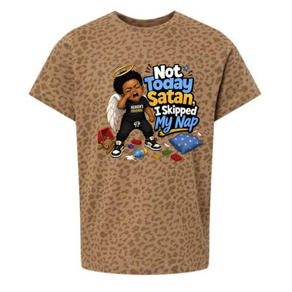 Not Today Satan I Skipped My Nap Toddler Christian T-shirt - ClaimedbyGodDesigns