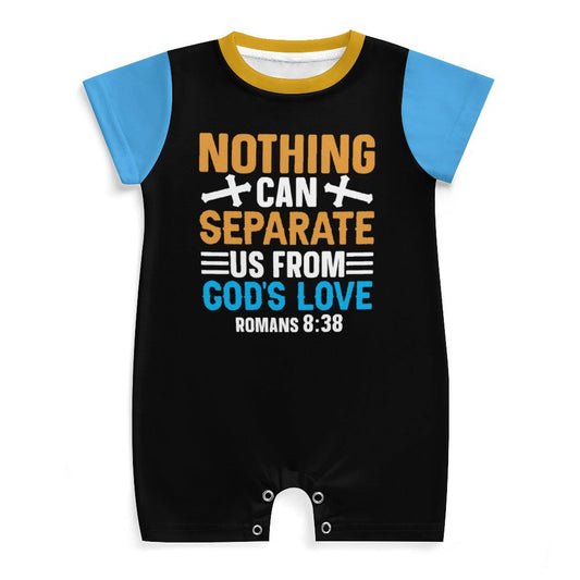 Nothing Can Separate Us From God's Love Christian Baby Onesie - ClaimedbyGodDesigns