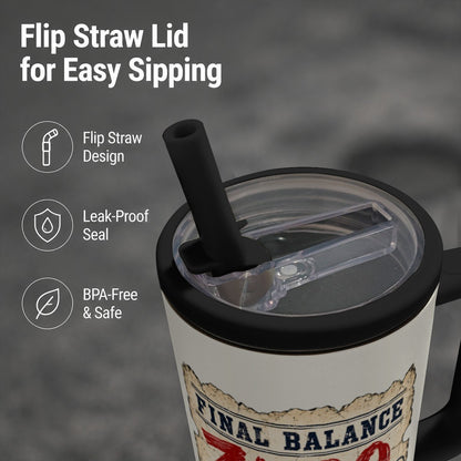 Final Balance Zero Paid In Full John 19:30 Christian 40oz Tumbler - Claimed by God Designs