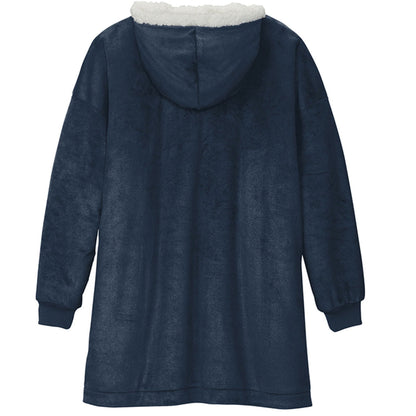 Of Course I Talk To Him Premium Christian Wearable Blanket - ClaimedbyGodDesigns