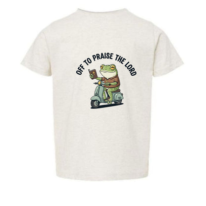 Off To Praise The Lord Toddler Christian T-shirt - ClaimedbyGodDesigns
