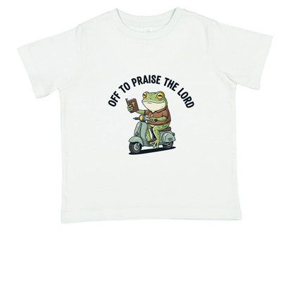 Off To Praise The Lord Toddler Christian T-shirt - ClaimedbyGodDesigns