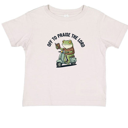 Off To Praise The Lord Toddler Christian T-shirt - ClaimedbyGodDesigns