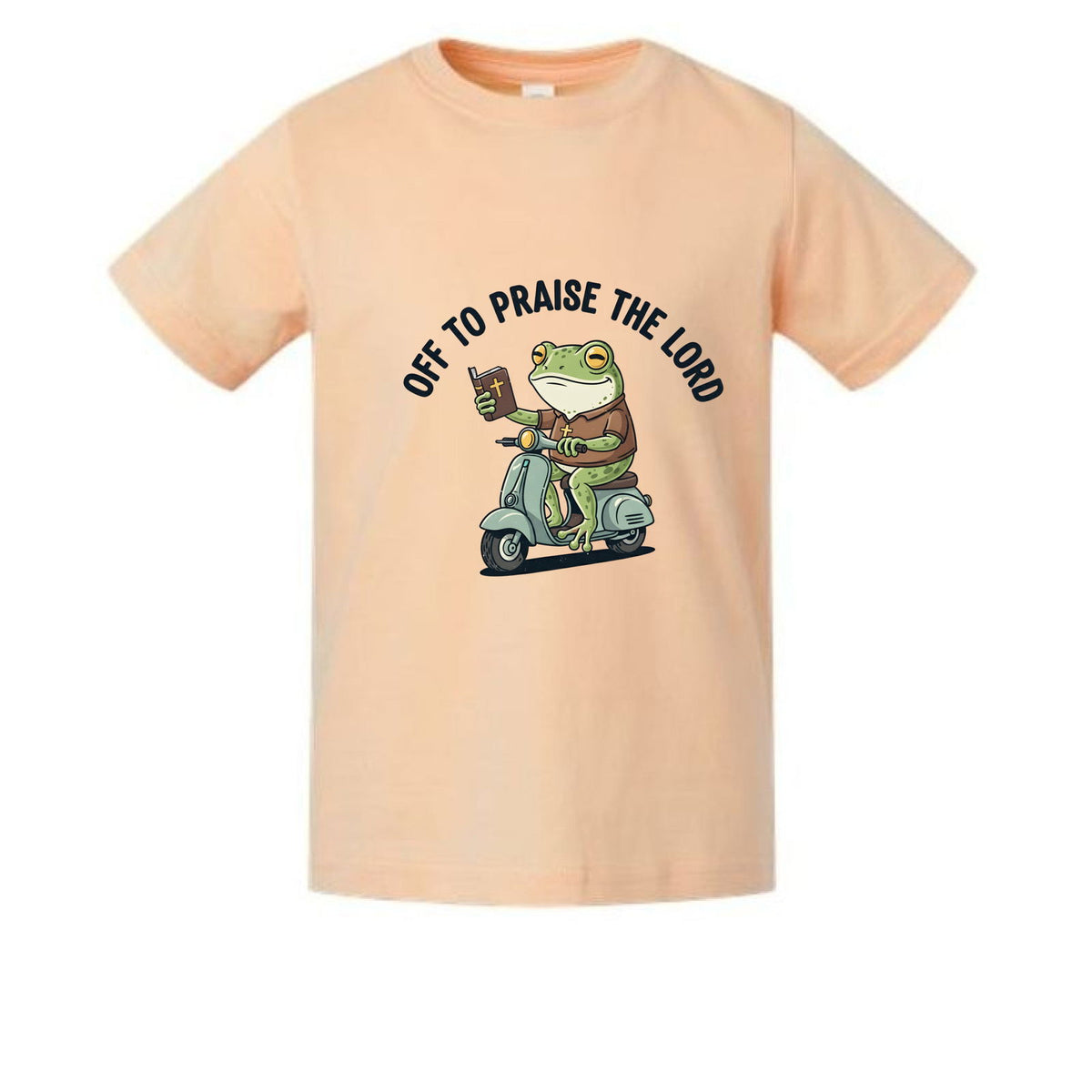 Off To Praise The Lord Toddler Christian T-shirt - ClaimedbyGodDesigns