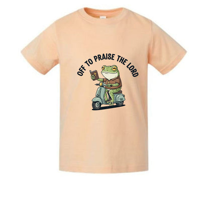 Off To Praise The Lord Toddler Christian T-shirt - ClaimedbyGodDesigns