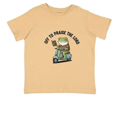 Off To Praise The Lord Toddler Christian T-shirt - ClaimedbyGodDesigns
