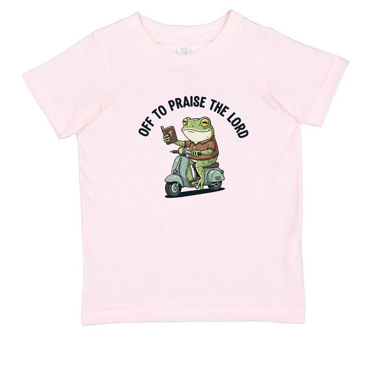 Off To Praise The Lord Toddler Christian T-shirt - ClaimedbyGodDesigns