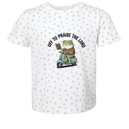Off To Praise The Lord Toddler Christian T-shirt - ClaimedbyGodDesigns