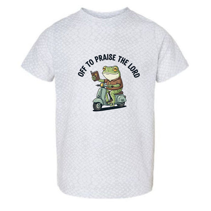 Off To Praise The Lord Toddler Christian T-shirt - ClaimedbyGodDesigns