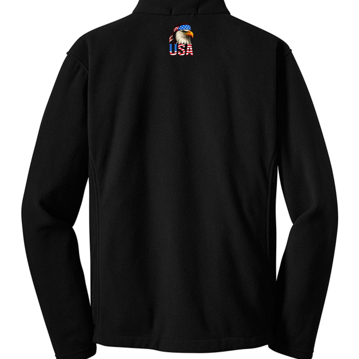 One Nation Under God Patriotic Men's Christian Fleece Jacket - ClaimedbyGodDesigns