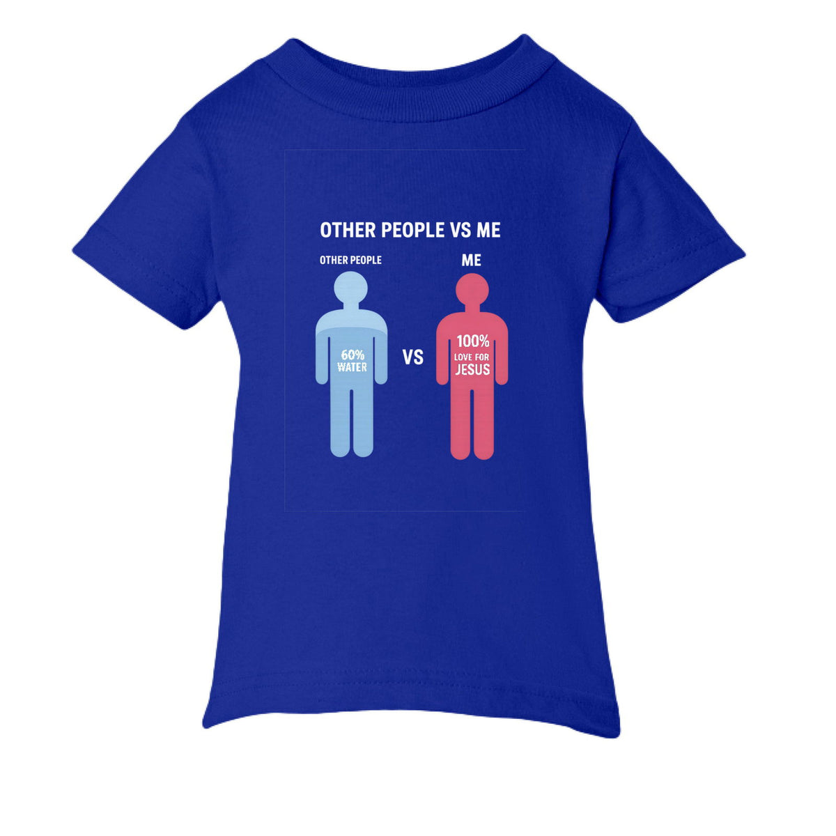 Other People Vs Me Funny Baby Christian T-shirt - ClaimedbyGodDesigns