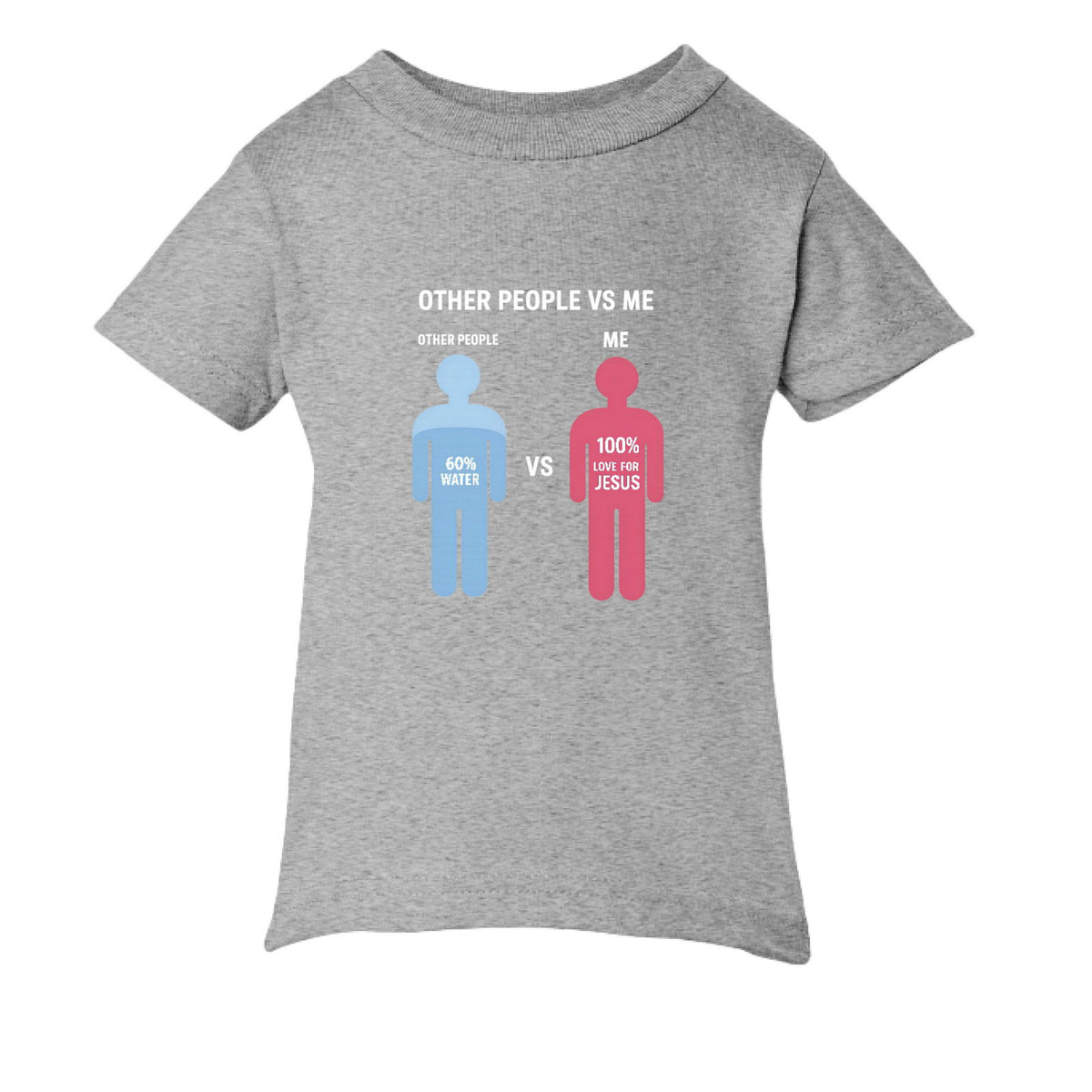 Other People Vs Me Funny Baby Christian T-shirt - ClaimedbyGodDesigns