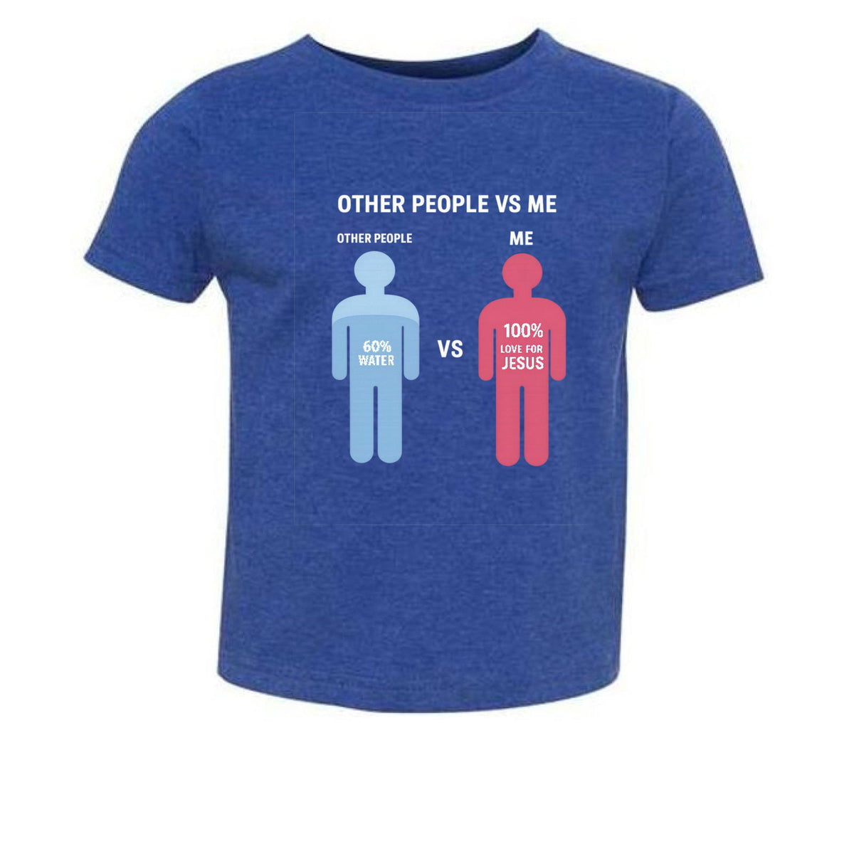 Other People Vs Me Funny Toddler Christian T-shirt - ClaimedbyGodDesigns