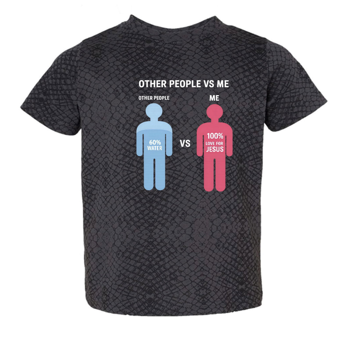 Other People Vs Me Funny Toddler Christian T-shirt - ClaimedbyGodDesigns