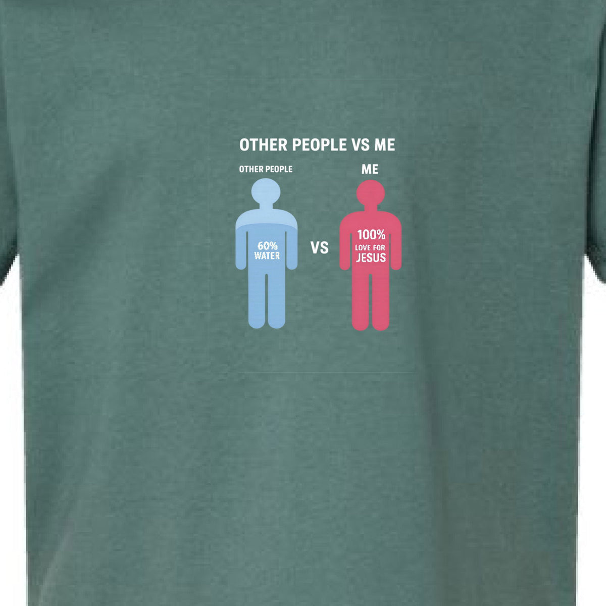 Other People Vs Me Funny Toddler Christian T-shirt - ClaimedbyGodDesigns