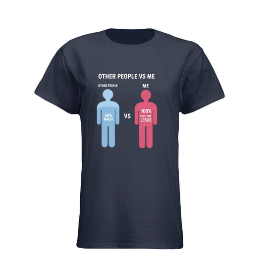 Other People Vs Me Funny Youth Christian T-shirt - ClaimedbyGodDesigns