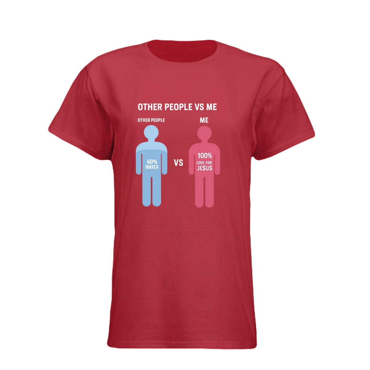 Other People Vs Me Funny Youth Christian T-shirt - ClaimedbyGodDesigns