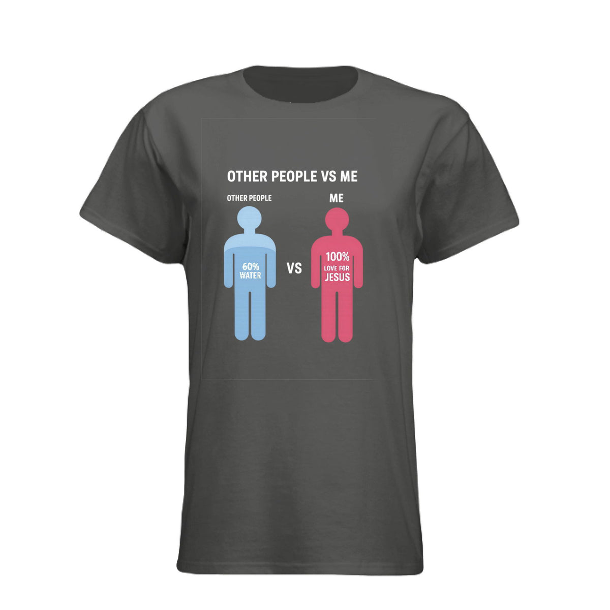 Other People Vs Me Funny Youth Christian T-shirt - ClaimedbyGodDesigns