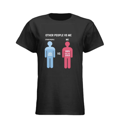 Other People Vs Me Funny Youth Christian T-shirt - ClaimedbyGodDesigns