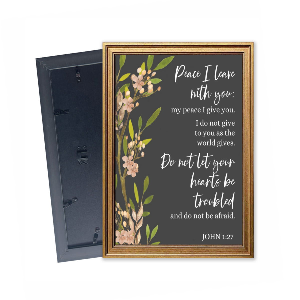 Peace I Leave With You Christian Canvas - ClaimedbyGodDesigns