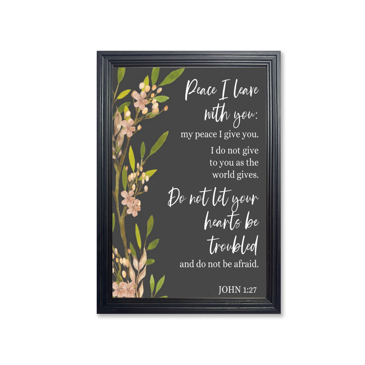 Peace I Leave With You Christian Canvas - ClaimedbyGodDesigns