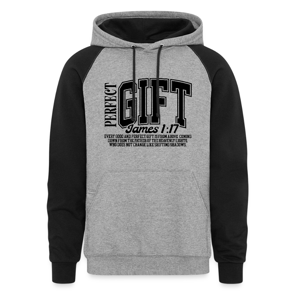 Perfect Gift Christian Unisex Colorblock Hooded Sweatshirt - ClaimedbyGodDesigns