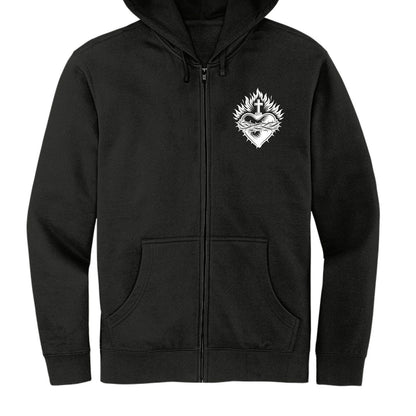 Places I Won't Be Going Today Funny Unisex Christian Full-zip Hooded Sweatshirt - ClaimedbyGodDesigns