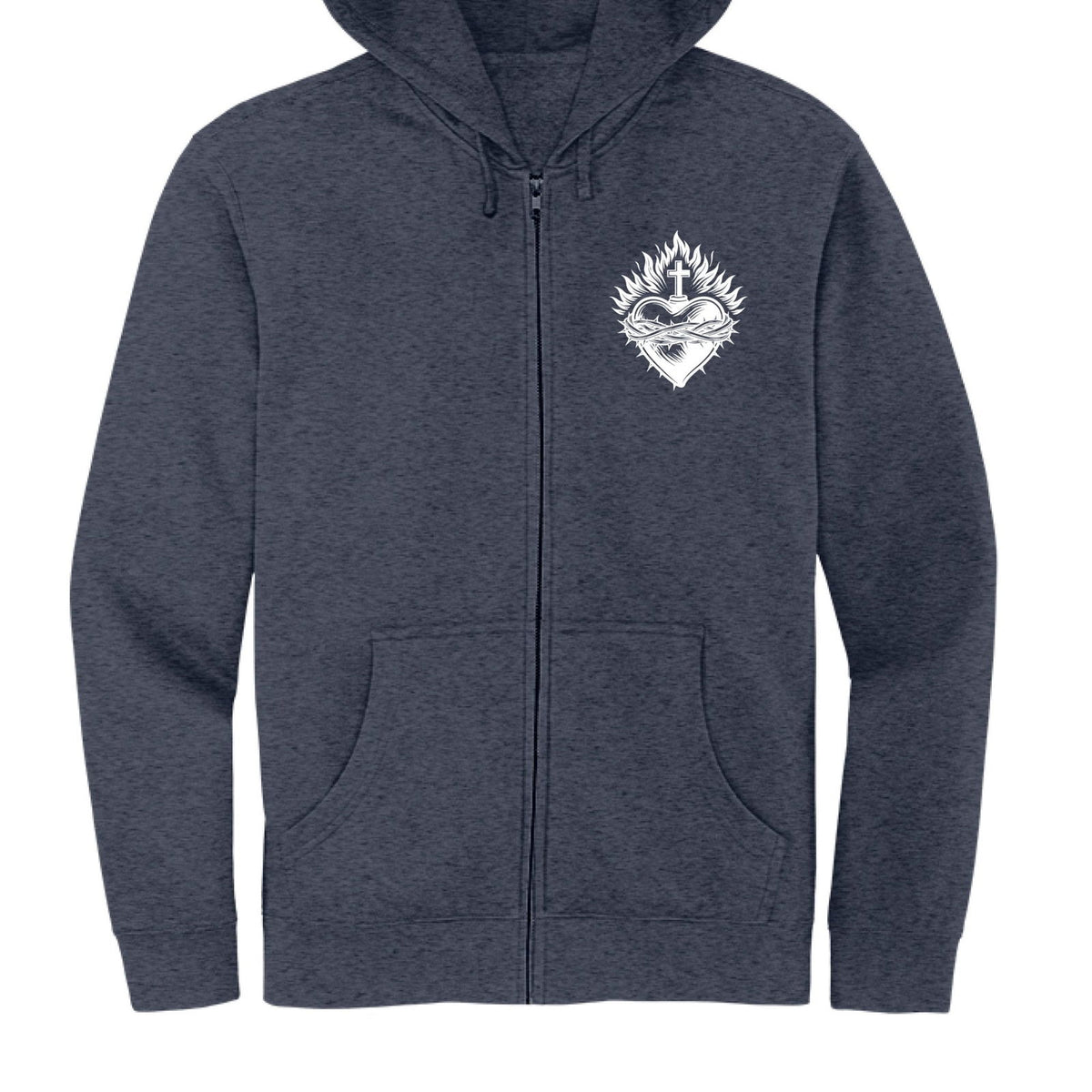 Places I Won't Be Going Today Funny Unisex Christian Full-zip Hooded Sweatshirt - ClaimedbyGodDesigns