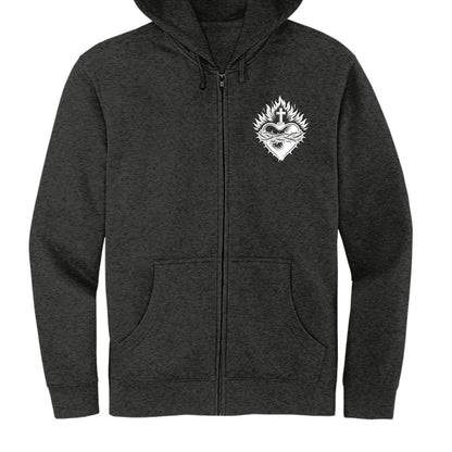 Places I Won't Be Going Today Funny Unisex Christian Full-zip Hooded Sweatshirt - ClaimedbyGodDesigns