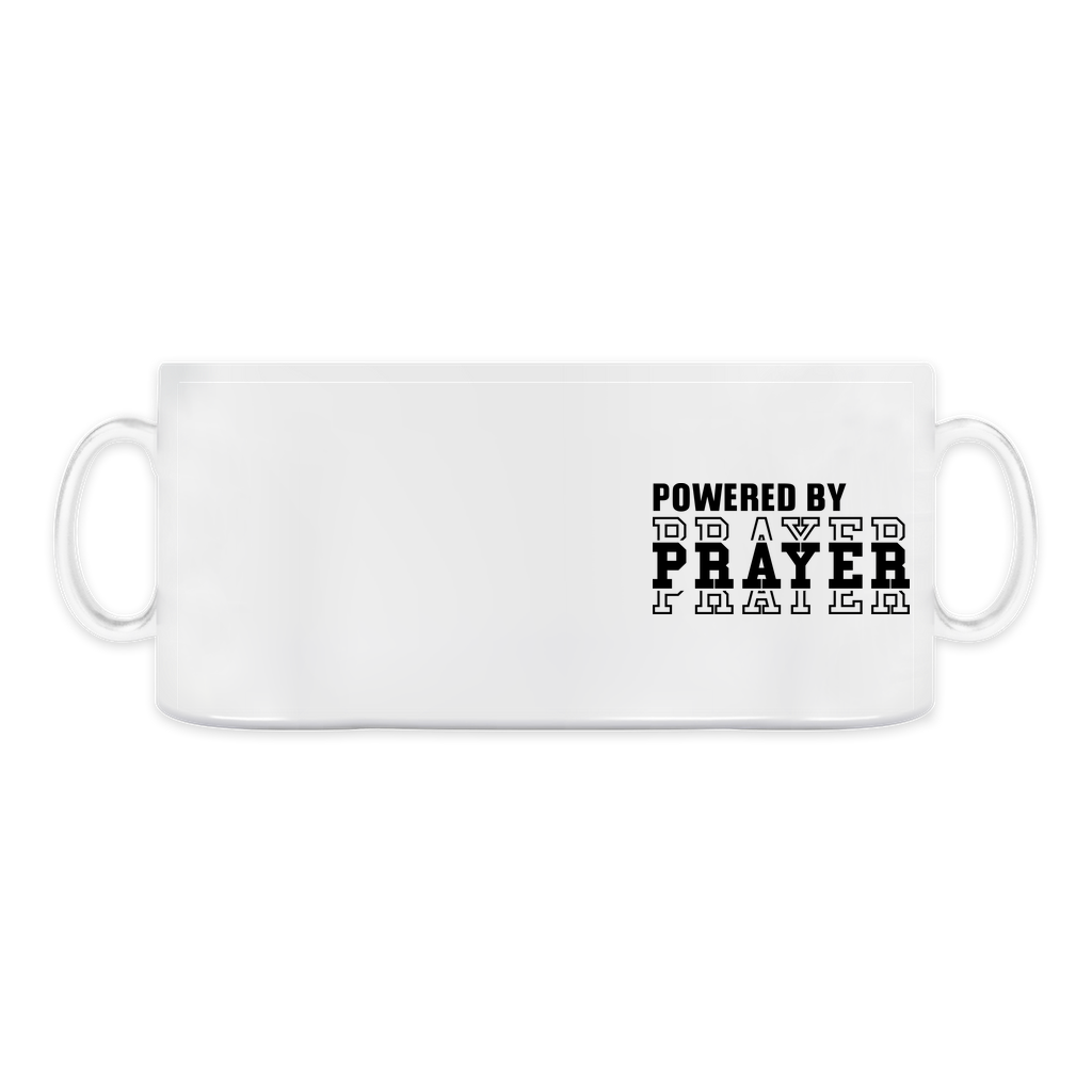 Powered By Prayer Christian Metallic Mug - ClaimedbyGodDesigns