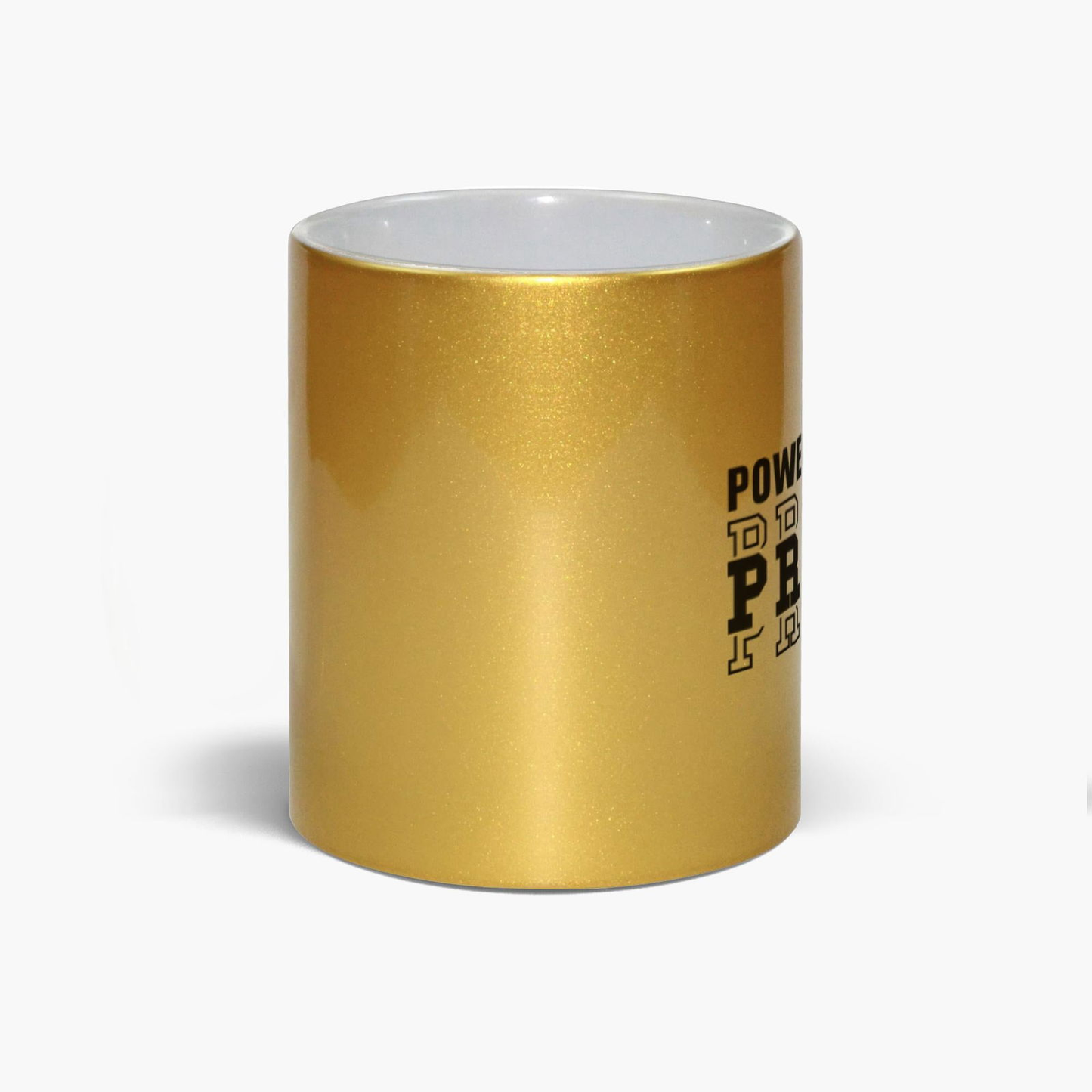 Powered By Prayer Christian Metallic Mug - ClaimedbyGodDesigns