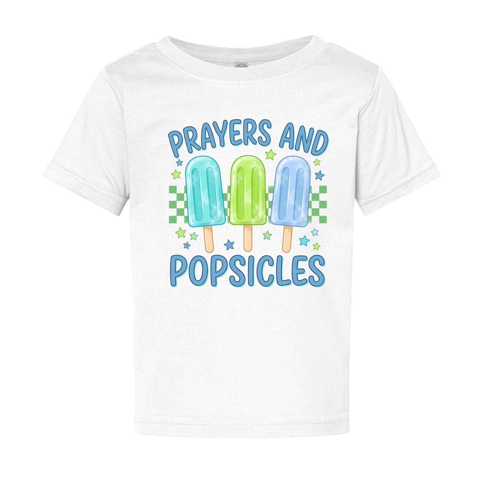 Prayers and Popsicles Baby Christian T-shirt - ClaimedbyGodDesigns