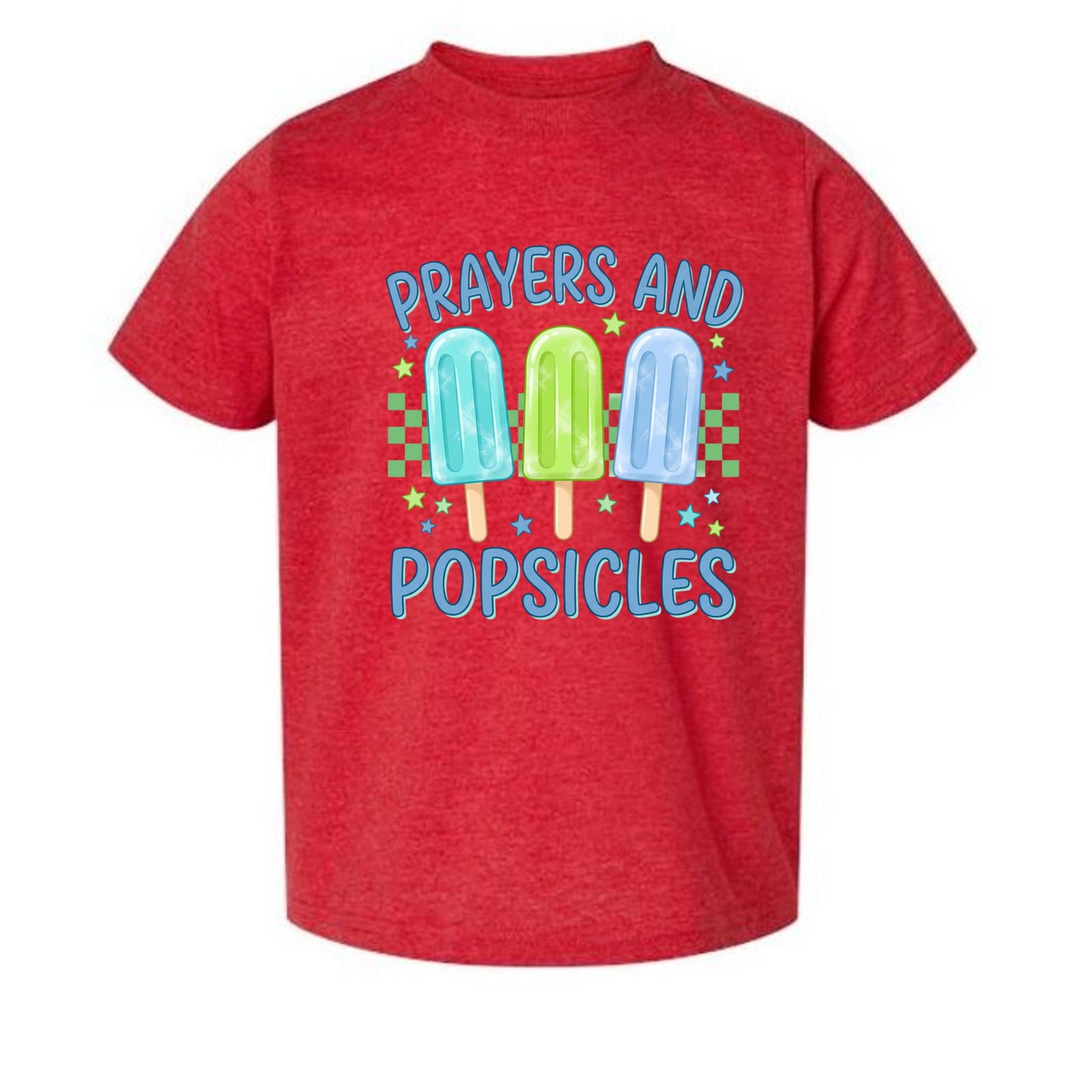 Prayers and Popsicles Toddler Christian T-shirt - ClaimedbyGodDesigns