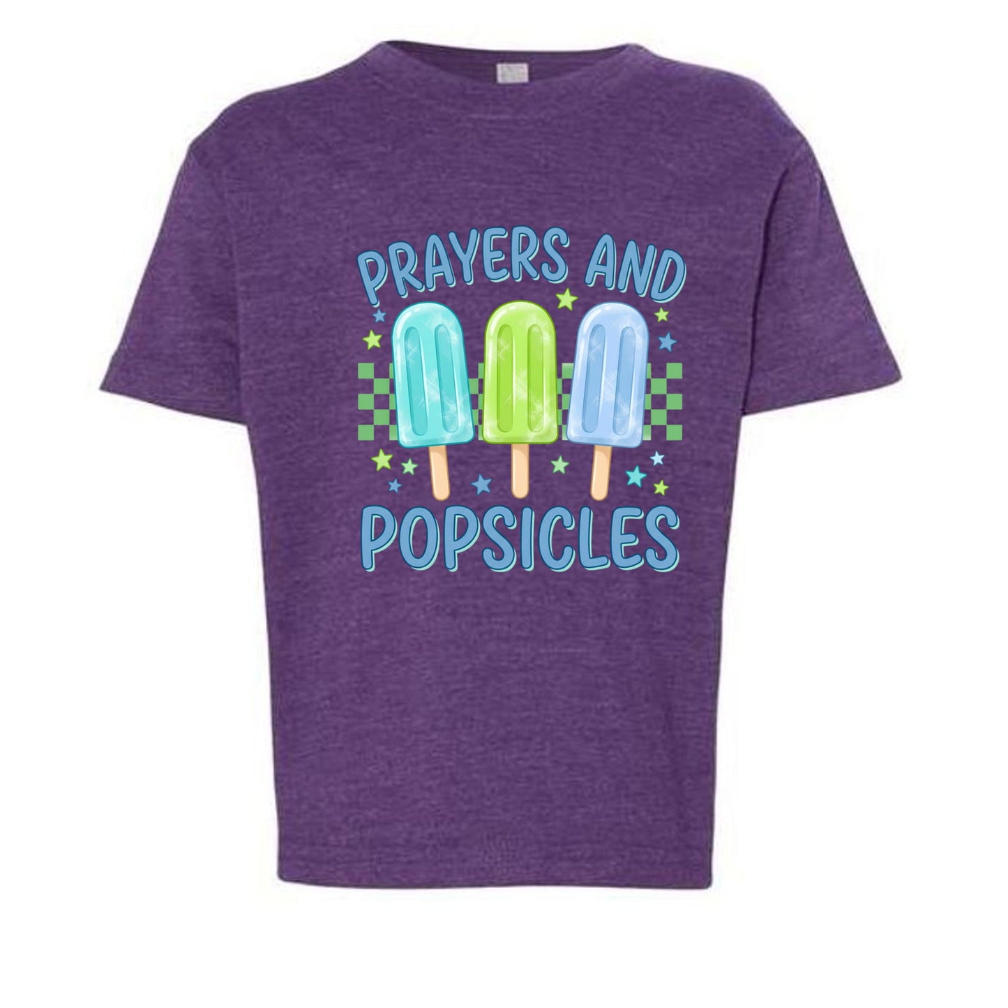 Prayers and Popsicles Toddler Christian T-shirt - ClaimedbyGodDesigns
