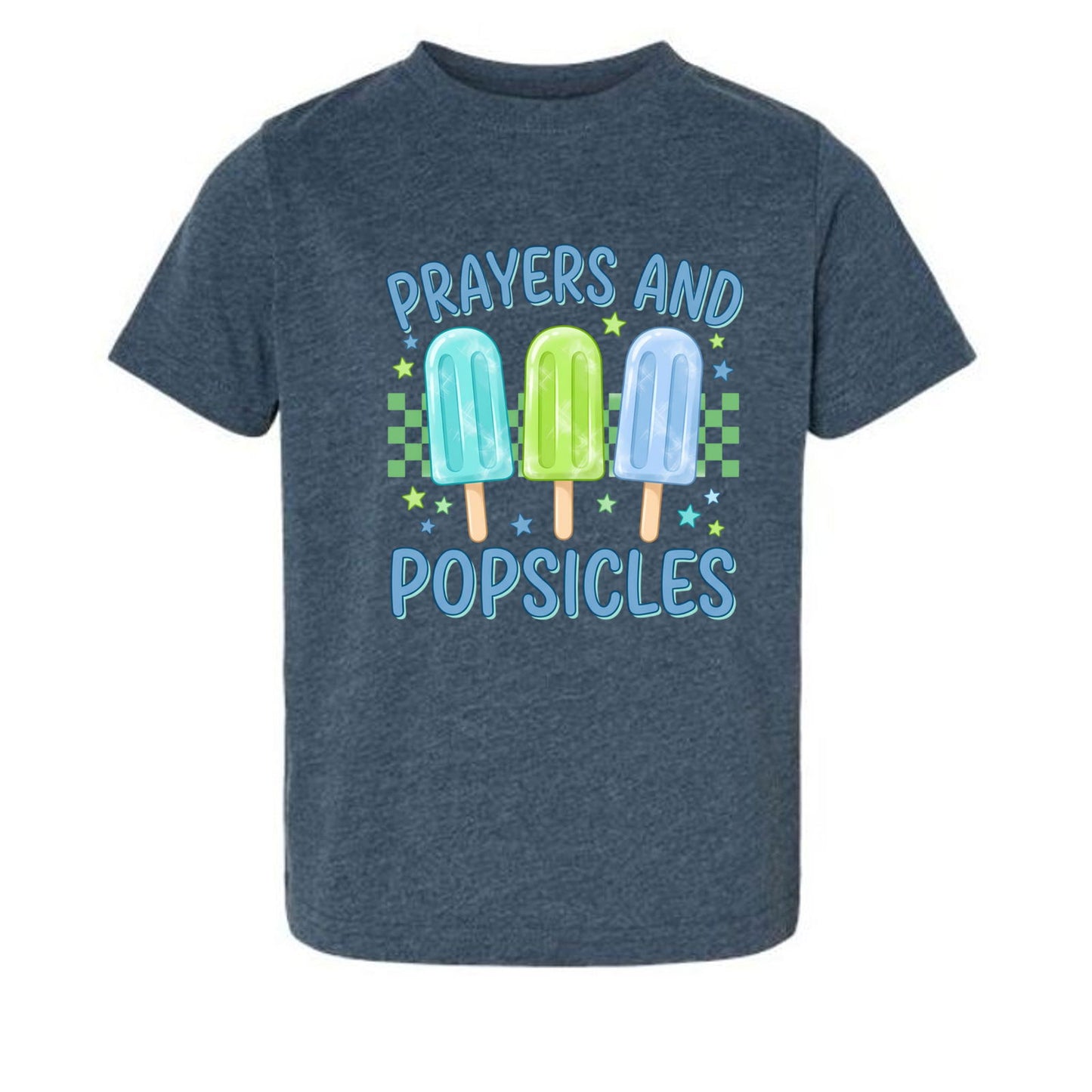Prayers and Popsicles Toddler Christian T-shirt - ClaimedbyGodDesigns