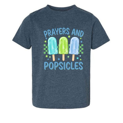 Prayers and Popsicles Toddler Christian T-shirt - ClaimedbyGodDesigns